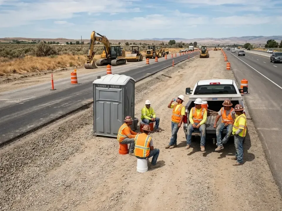 highway-road-construction-crew-007 — frequently asked questions, Porta Potty and Restroom Rentals in Harmony Grove, CA